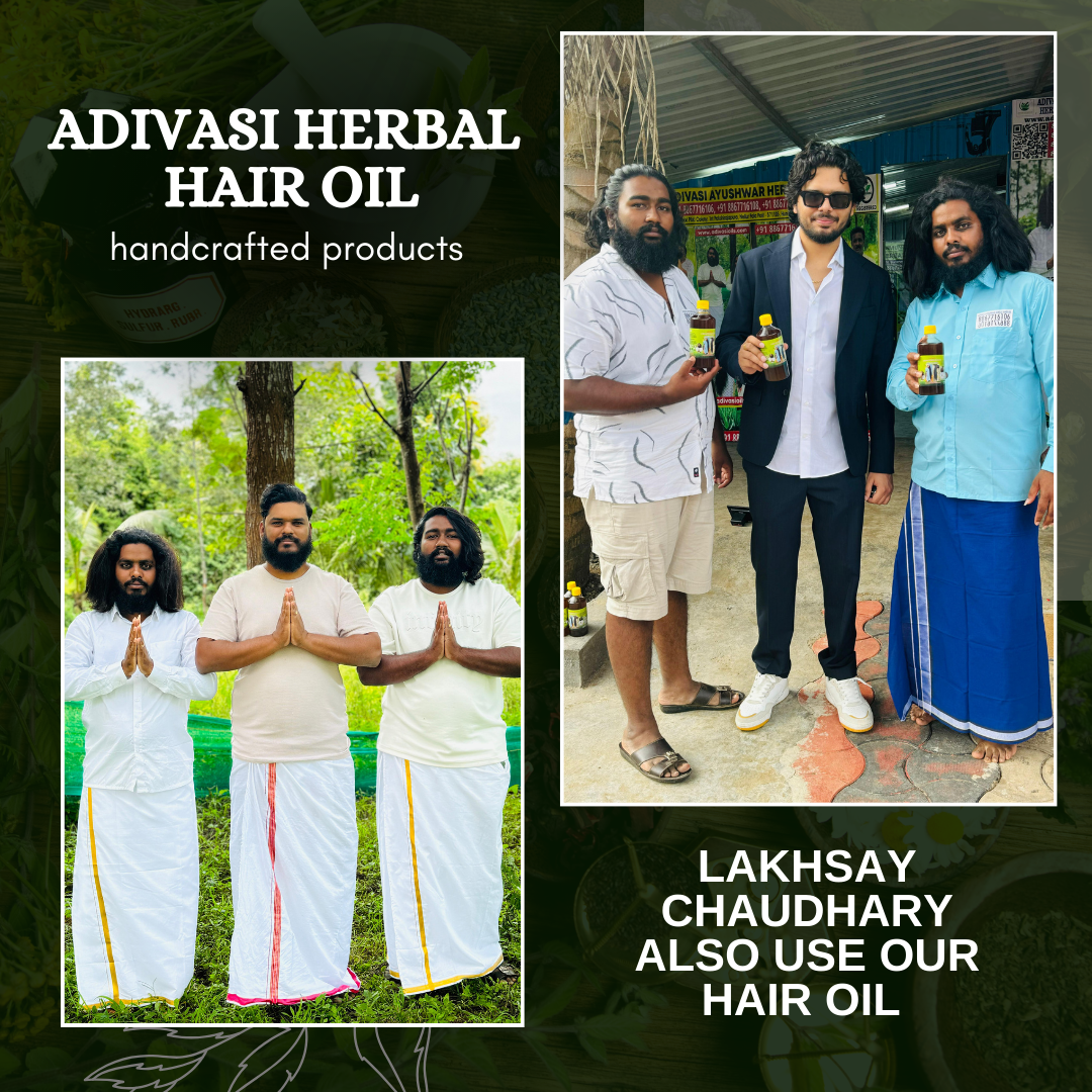 Adivasi Herbal Hair oil (4.9 ⭐⭐⭐⭐⭐ 98,553k+ REVIEWS)