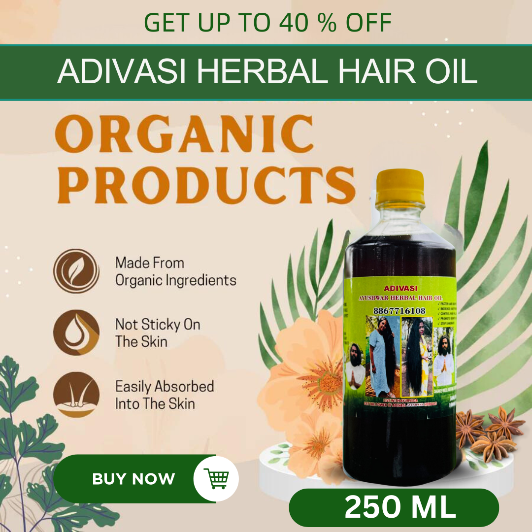 Adivasi Herbal Hair oil (4.9 ⭐⭐⭐⭐⭐ 98,553k+ REVIEWS)