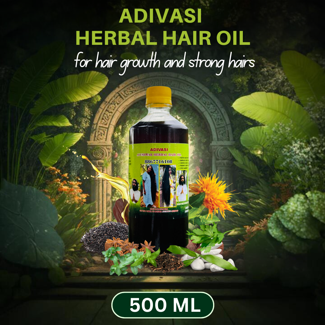 Adivasi Herbal Hair oil (4.9 ⭐⭐⭐⭐⭐ 98,553k+ REVIEWS)