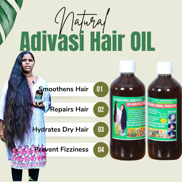 Adivasi Herbal Hair Oil 🍃